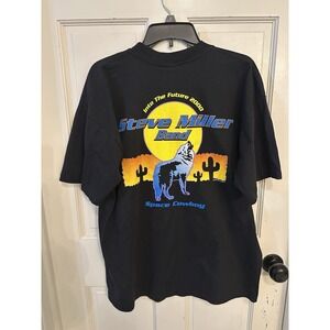 Winterland Vintage Steve Miller Band Into The Future‎ 2000 Space Cowboy XL Black